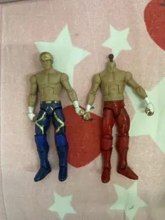 WWE マテル マスカラス&ドスカラス カスタムフィギュア2体セット