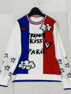 【極美品】CASTELBAJAC トリコロールカラー ハート柄 ニット 42