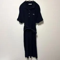Lacoste ネイビー ポロワンピース 34