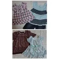 チュニック&ショートパンツ5点セット130センチ