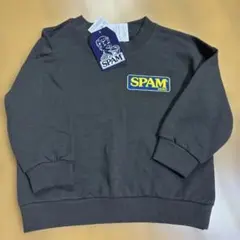 SPAM スパム キッズ トレーナー ブラック