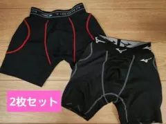 TIGORA スライディングパンツ 黒/赤 MIZUNO　スライディングパンツ黒