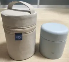 象印 SW-KA30-HL スープジャー 300ml アイスグレー保温ケース付き