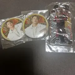 THE RAMPAGE缶バッジ RIKU 缶バッジ クリアチャーム