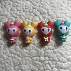 カラフルキャラクター フィギュア 4体セット