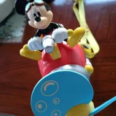 ミッキーマウス 飛行機型ハンディファン