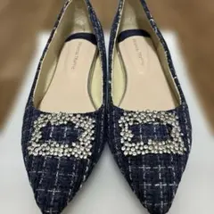 ビジューモチーフフラットパンプス/ORiental TRaffic