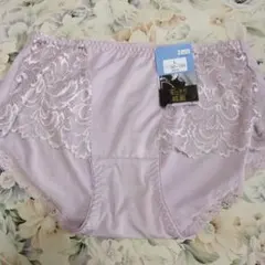 ジャコンヌ薄紫レースハイウエストショーツ Lサイズ新品
