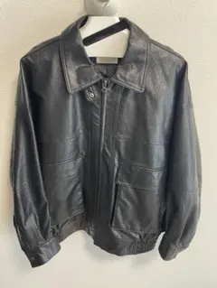 FREAK'S STORE ブラックレザージャケット　レディース　メンズ