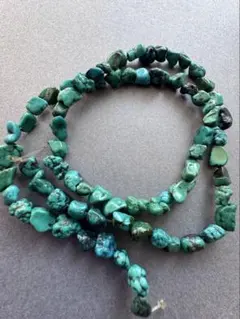 ａ-889 天然上質フーベイターコイズ　タンブル1連B