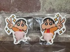 クレヨンしんちゃん 可愛いぞうさん　ぷにぷにシール　ステッカー　2枚セット