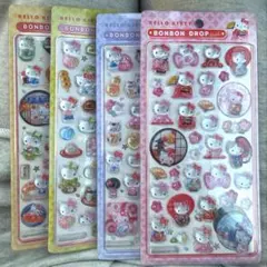 BONBON DROP ハローキティ 和柄シール 4種セット