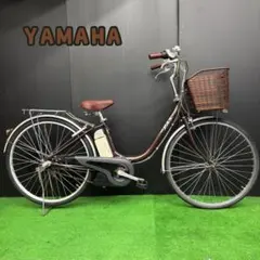 전동 자전거 YAMAHA PAS Li-ion 브라운 48★