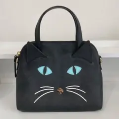 ケイトスペードニューヨークキャッツミャウキャットスモールメイズハンドバッグ限定品