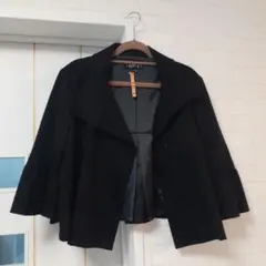 INDIVI ケープジャケット 44 大きいサイズ