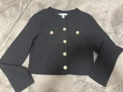 カーディガン ブラック H&M