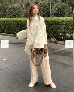 Ungrid スリーブデザインビッグシャツ