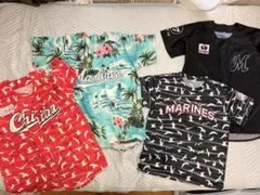 千葉ロッテマリーンズ　ユニフォームセット Lサイズ　まとめ売り