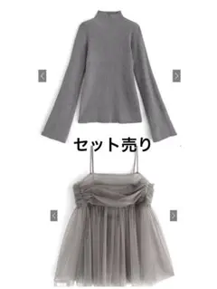 ニットビスチェ ベスト