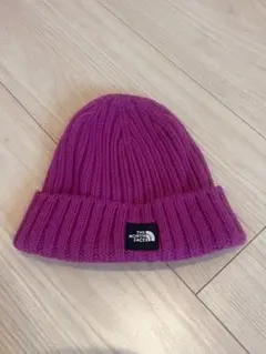 THE NORTH FACE パープル ニット帽 ベビー