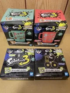 スプラトゥーン3  一番くじ E賞 2種とG賞2種のセット