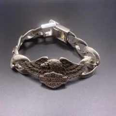 ヴィンテージ　ハーレーダビッドソン チェーンブレスレット シルバー 20cm