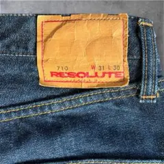 RESOLUTE 710 リゾルト 濃紺　デニム W31