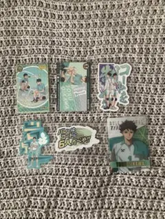 ハイキュー!! カード＆ステッカーセット　及川徹　岩泉一