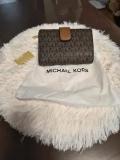 MICHAEL KORS ブラウン 折りたたみ財布
