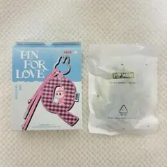 labubu ラブブ PIN FOR LOVE アルファベットペンダント【V】