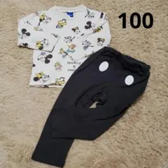 ★　ディズニー　ミッキーマウス　上下セット　100