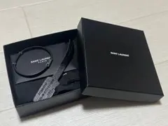 ⭐︎【新品】正規店購入SAINT LAURENT レザーシルバーブレスレット⭐︎のサムネイル