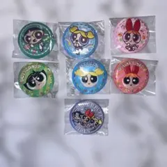 パワーパフガールズ 刺繍ピンバッジ 7個セット