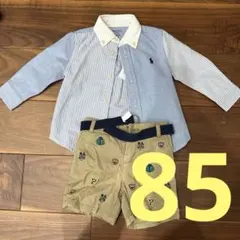 Ralph Lauren 18M シャツ新品とショートパンツセット