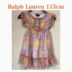 Ralph Lauren 花柄ノースリーブワンピース 5 115cm