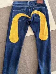 希少☆EVISU エヴィス エビス ビッグカモメ デニム 濃紺 W28L32 M 