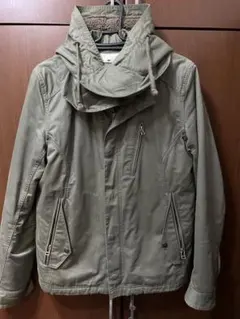 HARE 2way モッズコート　ボア　キルト ミリタリージャケット フード付き