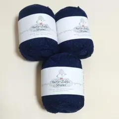 毛糸　zakka ザッカ　花音　ラメ　stores　ネイビー　紺