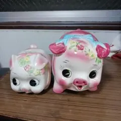ビンテージ 小鳥の親子 フィギュリン NORCREST S&P バード - メルカリ