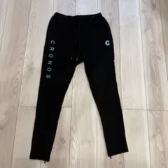 CRONOS ジョガーパンツ ブラック M