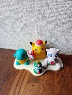 ポケモンキャラデコフィギュアピカチュウ&ミュウ&ゼニガメ