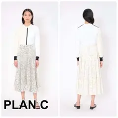 PLAN C プランシー フラワー プリーツロングスカート 小花柄 イタリアのサムネイル