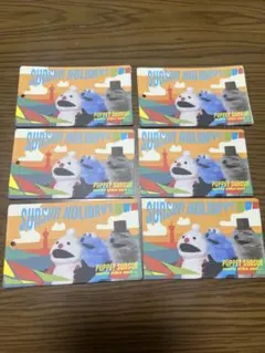 パペットスンスン　ニコアンド　ステッカー　シール　6枚セット