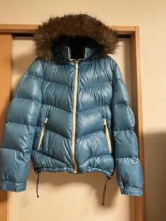 コンバース　CONVERSE y2k ダウンジャケット　ファー付き