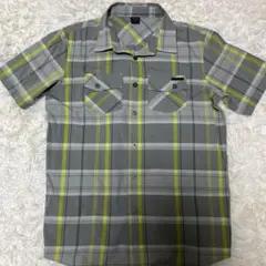 00s 90s OAKLEY オークリー 半袖 ワークシャツ ストライプ Sのサムネイル