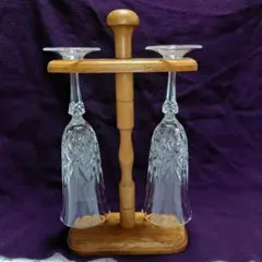 【酒器】ペアグラス　スタンド付き