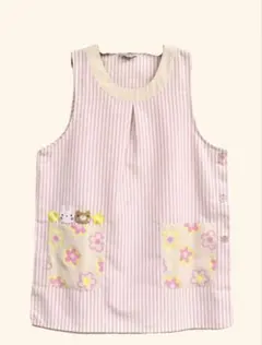 新品　おてんばママ　保育士　エプロン☆ピンク