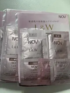 【6個セット】NOV ノブ　L&Wシリーズ　試供品　サンプル　3点セット