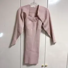 ロイパ♡ふわふわファー付きニットセットアップ