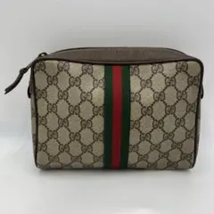 GUCCI シェリーライン　セカンドバッグ　クラッチバッグ PVCのサムネイル